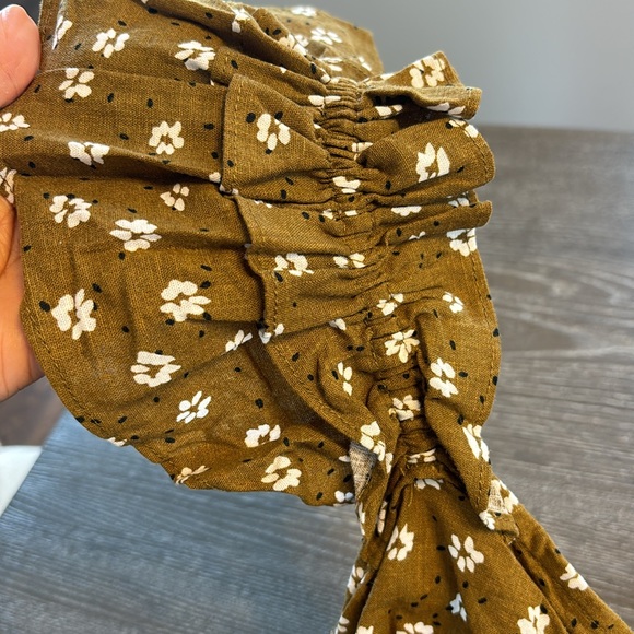 NWOT Zara Printed Dress With Draping Size S - Picture 9 of 11